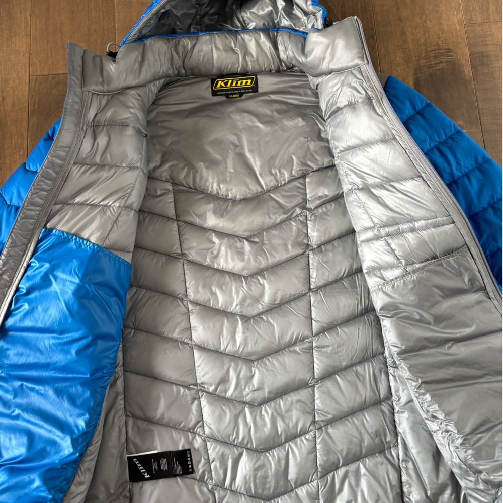 Klim, Blue and Gray Puffer Jacket, X-Large - Picture 5 of 10